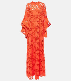 Oscar de la Renta Floral lace kaftan