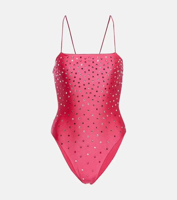 Oséree Gem embellished swimsuit | LYBSTORE