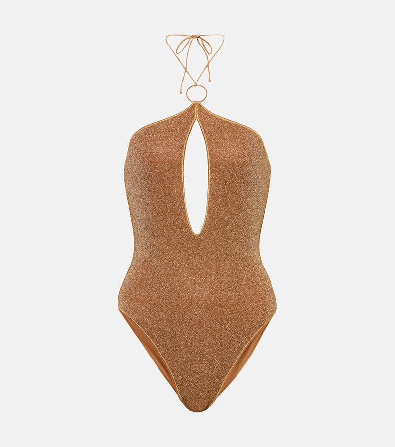 Oséree Lumière Ring cutout swimsuit