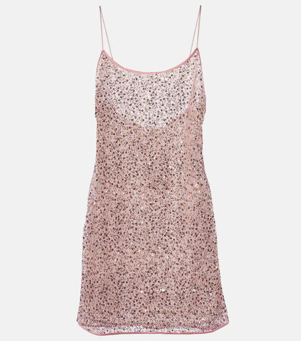 Oséree Netquins slip dress