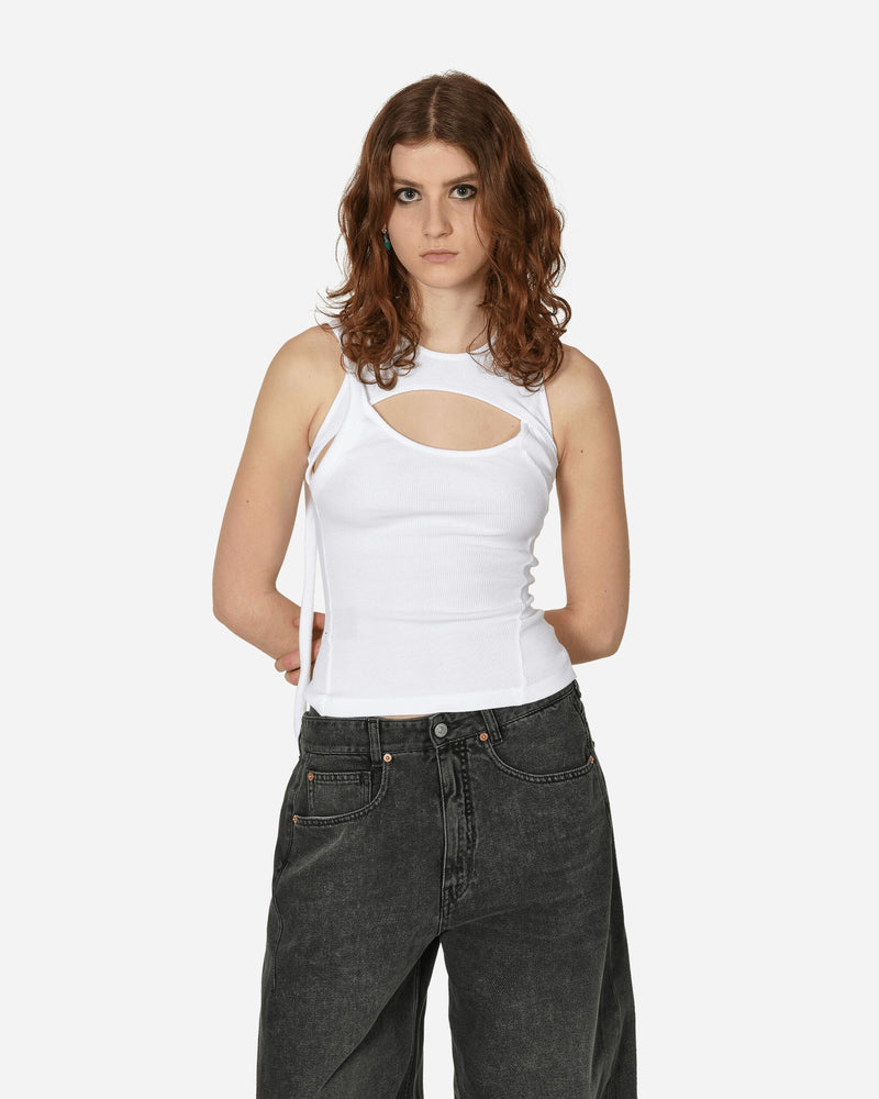 Ottolinger Layered Cut-Out Tank Top White