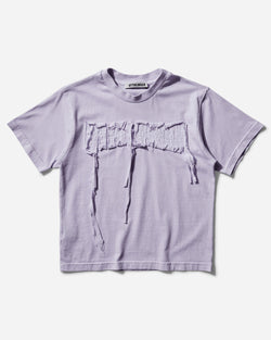 Ottolinger Women s Distressed Logo Fitted T-Shirt Purple