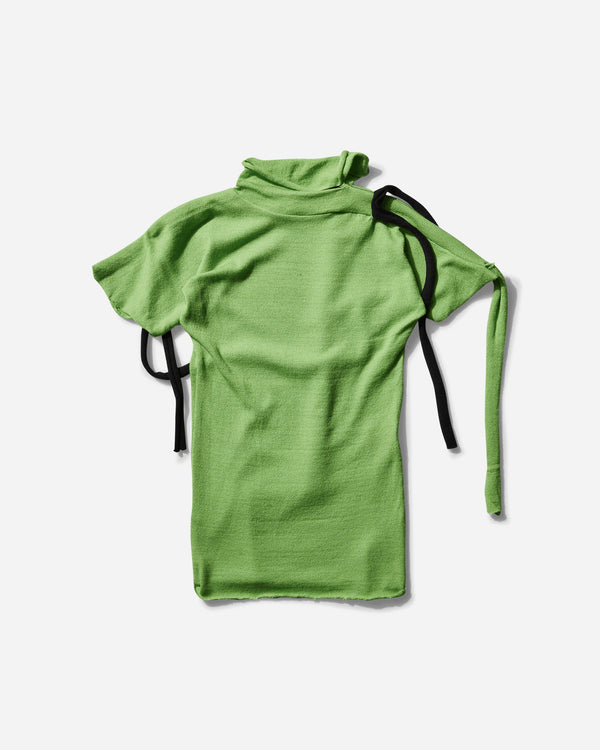 Ottolinger Women s Strap Knit T-Shirt Green