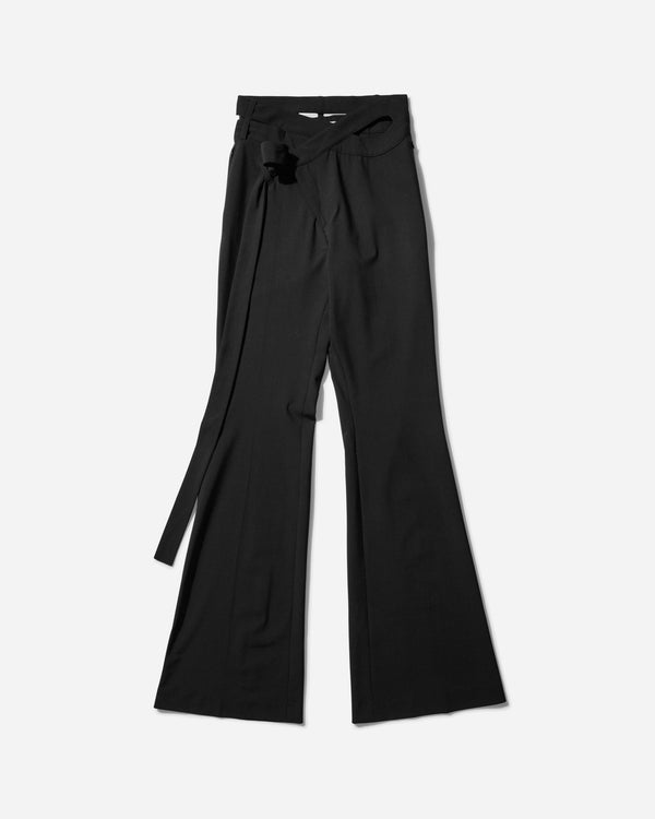 Ottolinger Women s Flared Wrap Suit Pants Black