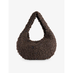 Ouat Pablo bouclé-texture wool-blend crossbody bag