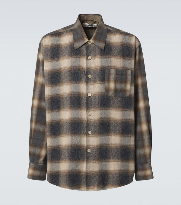 Our Legacy Above checked cotton shirt