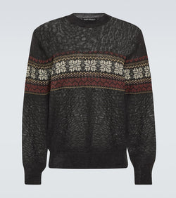 Our Legacy Base Fair Isle hemp sweater