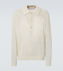 Our Legacy Big Piquet wool-blend polo sweater