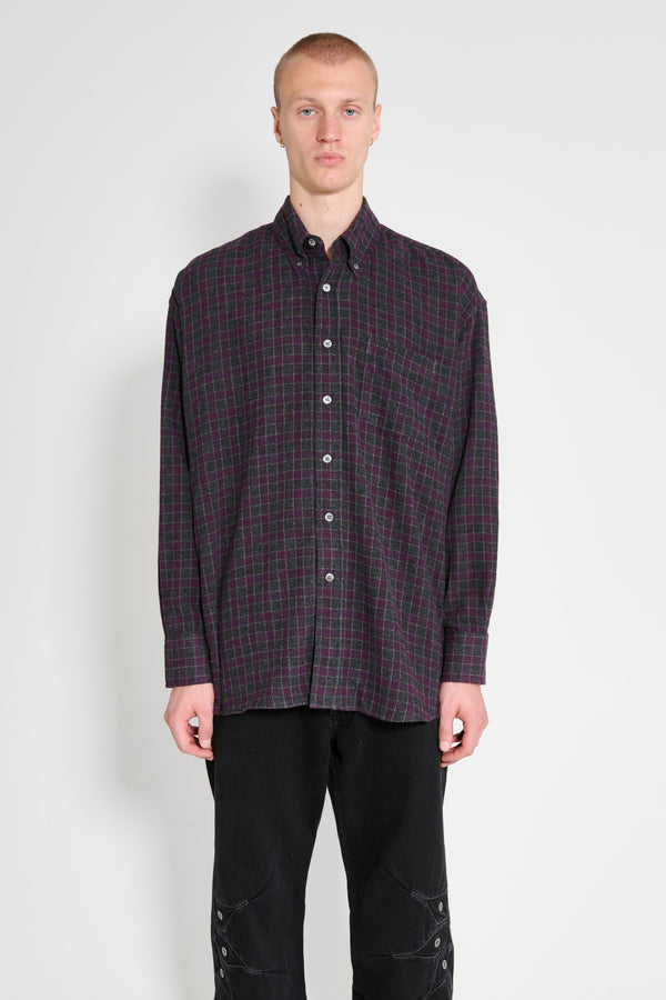 Our Legacy Borrowed BD Shirt Sophomore Check Rural Wool