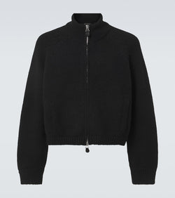 Our Legacy Cropped wool zip-up sweater