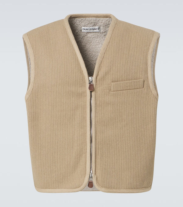 Our Legacy Top wool-blend vest