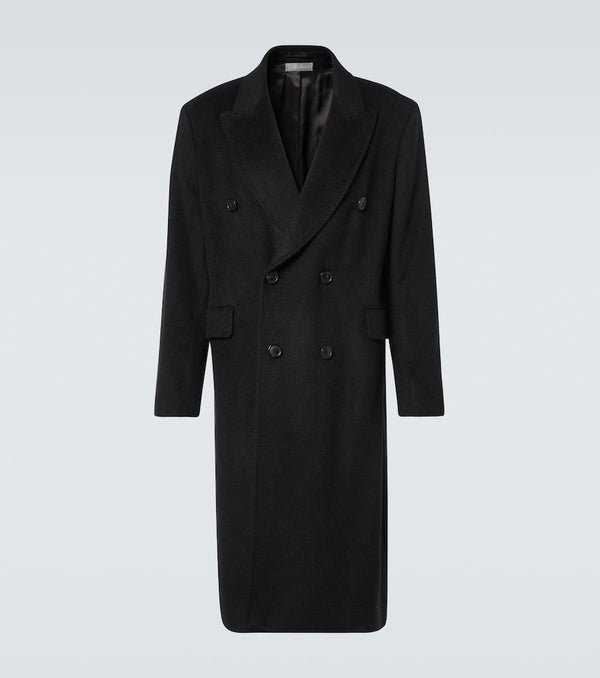 Our Legacy Whale double-breasted mohair-blend coat