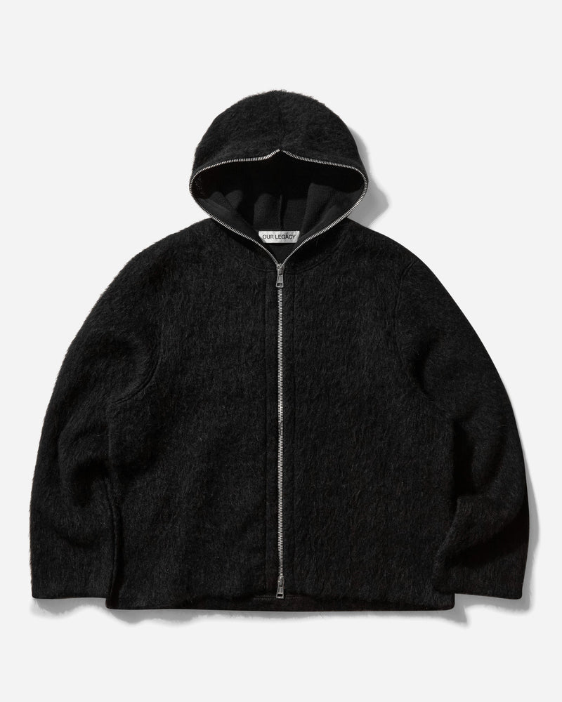 Our Legacy Men s Full Zip Hoodie Black