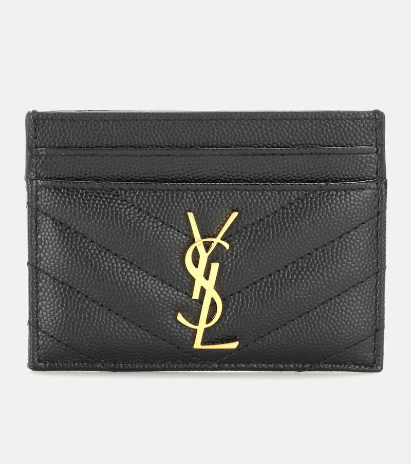 Saint Laurent Monogram quilted leather card holder