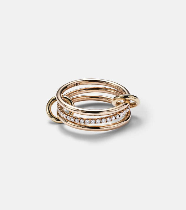 Spinelli Kilcollin Sonny Gold 18kt rose gold and diamond ring