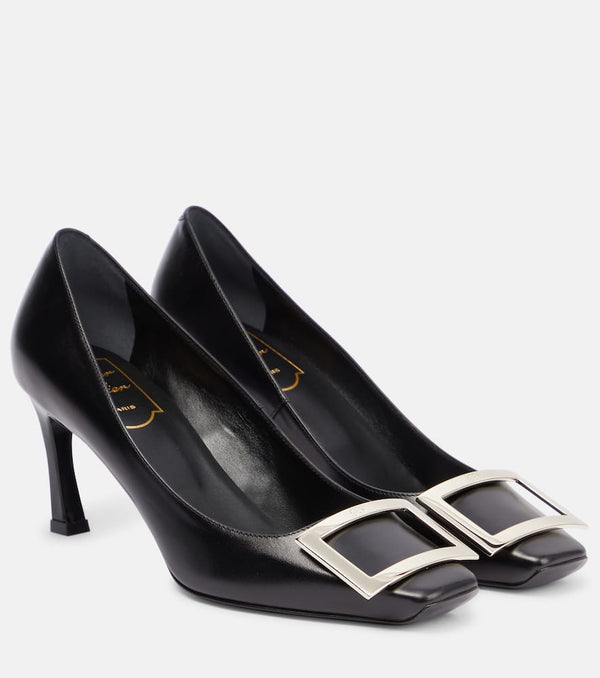 Roger Vivier Belle Vivier Trompette leather pumps