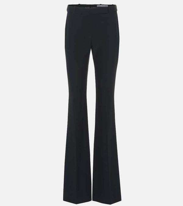 McQueen Mid-rise flared pants