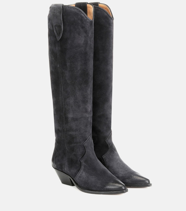 Isabel Marant Denvee suede knee-high boots