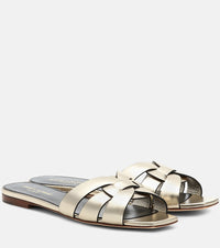 Saint Laurent Tribute Nu Pieds 05 leather slides