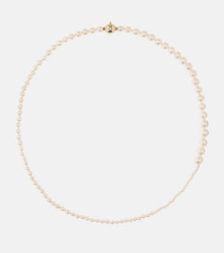 Sophie Bille Brahe Petite Peggy 14kt gold and pearl necklace