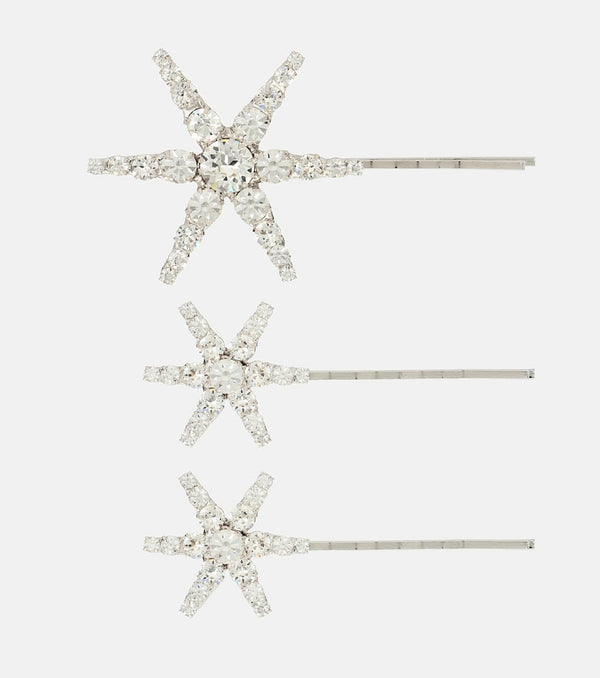 Jennifer Behr Aurelia set of embellished barrettes