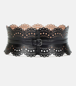 Alaïa Leather corset belt