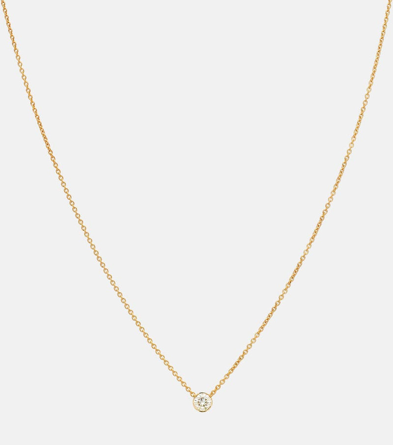 Sophie Bille Brahe Diamante Simple 18kt gold and diamond necklace