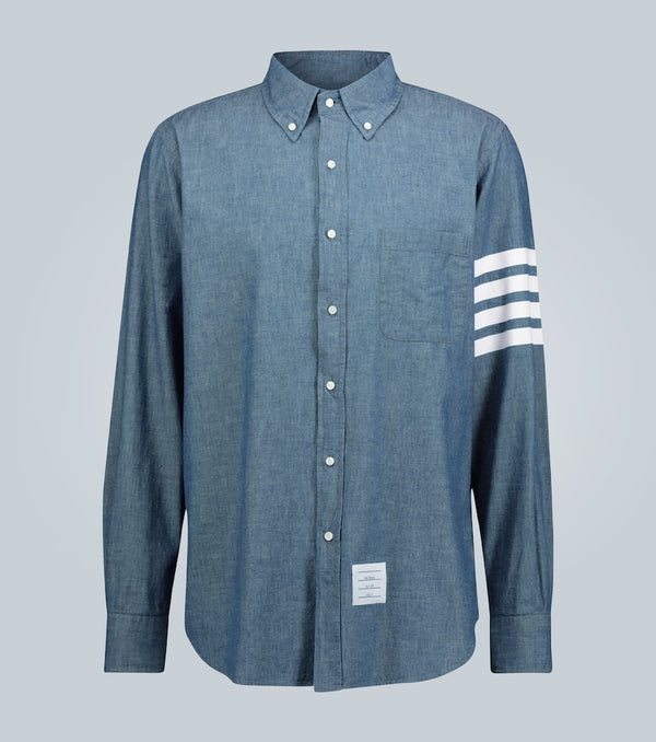 Thom Browne 4-Bar chambray shirt