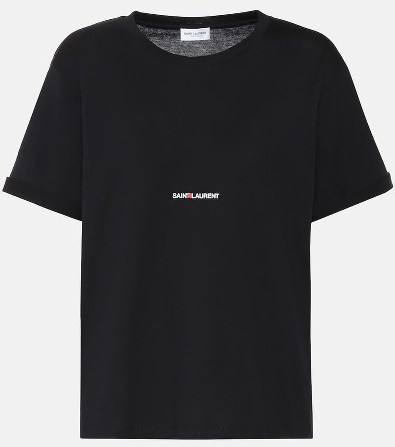 Saint Laurent Logo cotton T-shirt