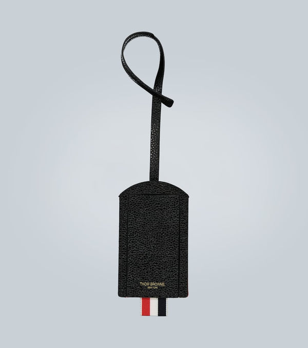 Thom Browne Leather luggage tag