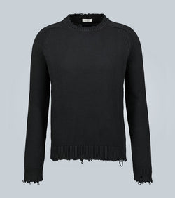 Saint Laurent Destroyed knit sweater