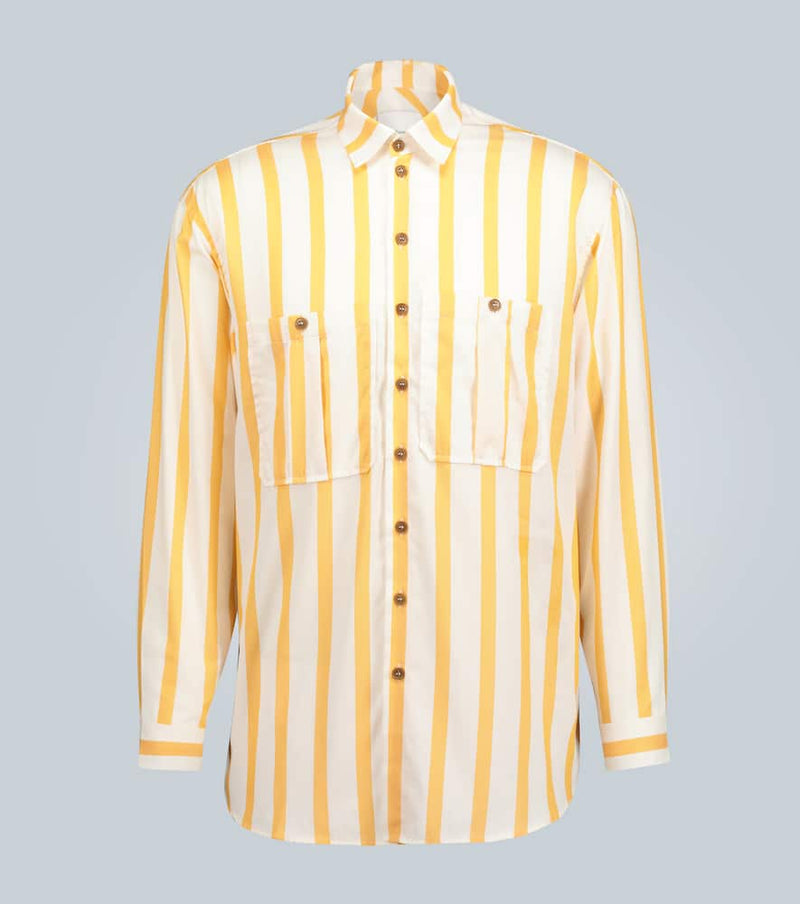 King & Tuckfield Oversized striped shirt