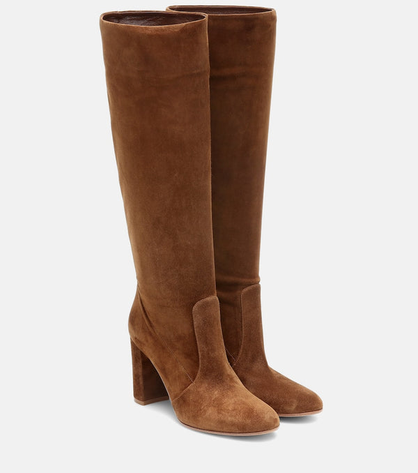 Gianvito Rossi Slouch 85 suede knee-high boots