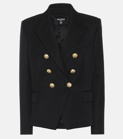 Balmain Double-breasted wool blazer