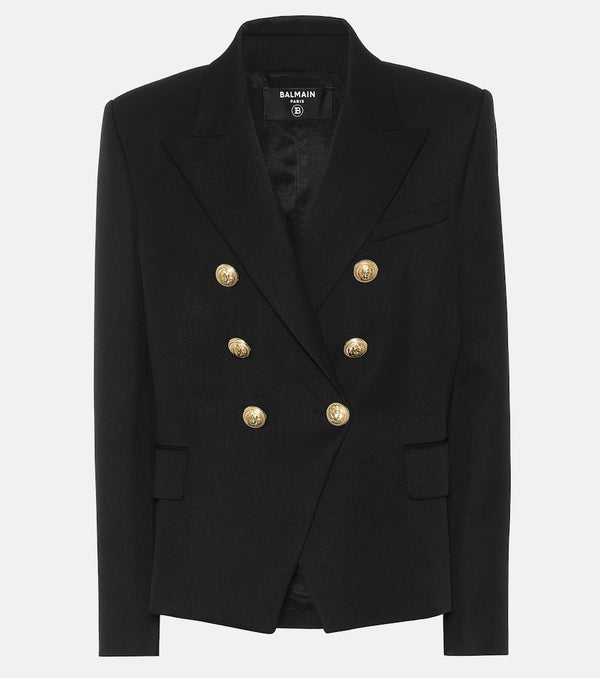 Balmain Double-breasted wool blazer