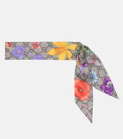 Gucci GG Flora silk neck tie