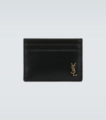 Saint Laurent Tiny Cassandre leather card holder
