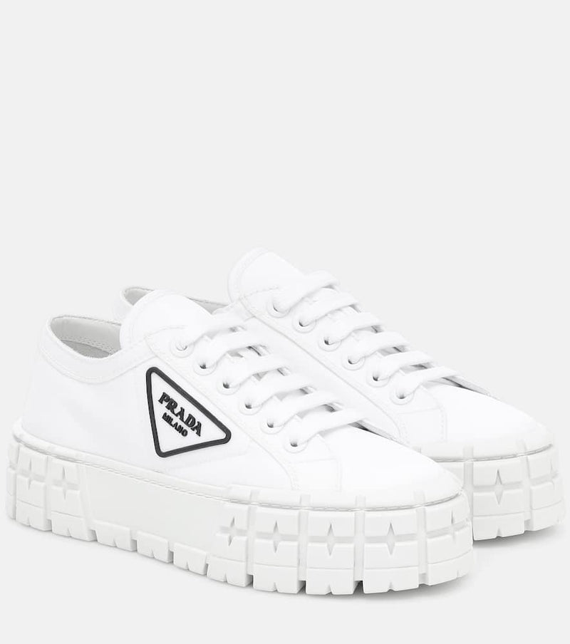 Prada Wheel gabardine sneakers