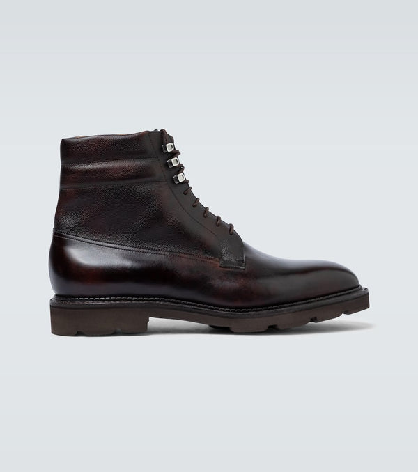 John Lobb Alder leather lace-up boots