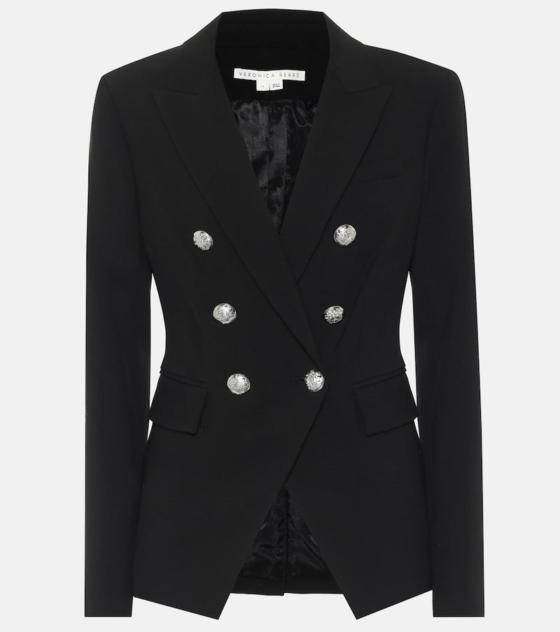Veronica Beard Miller Dickey blazer in Ivory Glow