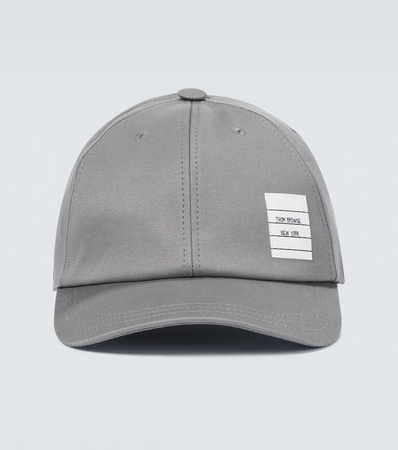 Thom Browne Cotton twill baseball cap