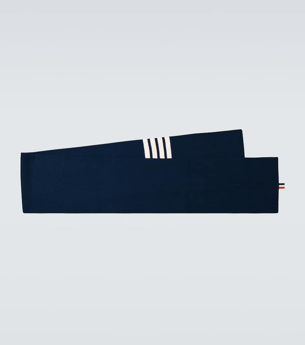 Thom Browne 4-Bar cashmere scarf