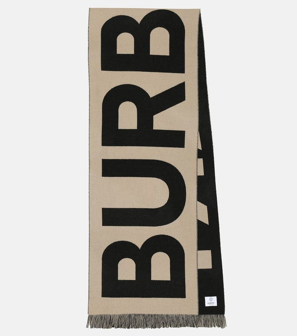 Burberry Logo wool scarf