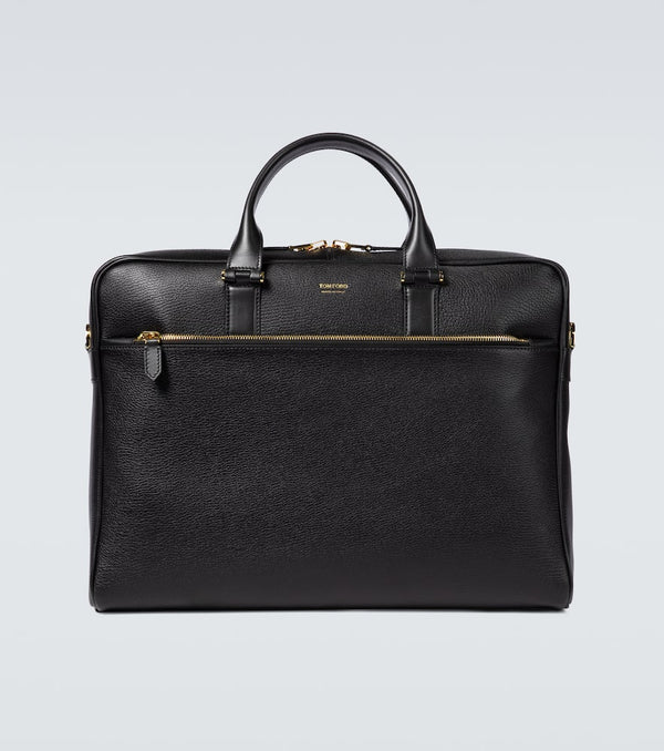 Tom Ford Grained leather briefcase