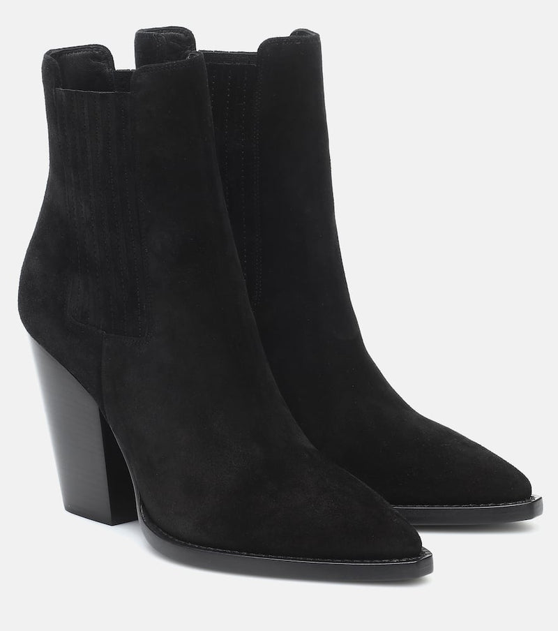 Saint Laurent Theo 95 suede ankle boots