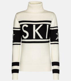 Perfect Moment Schild intarsia wool sweater