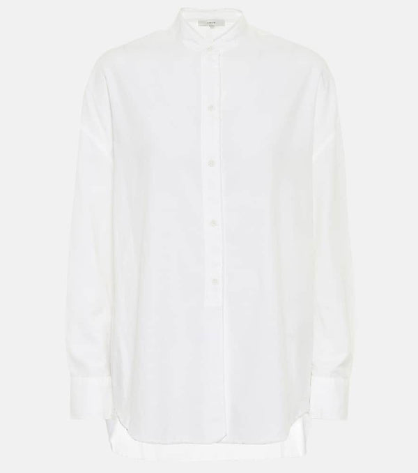 Vince Cotton-blend poplin shirt