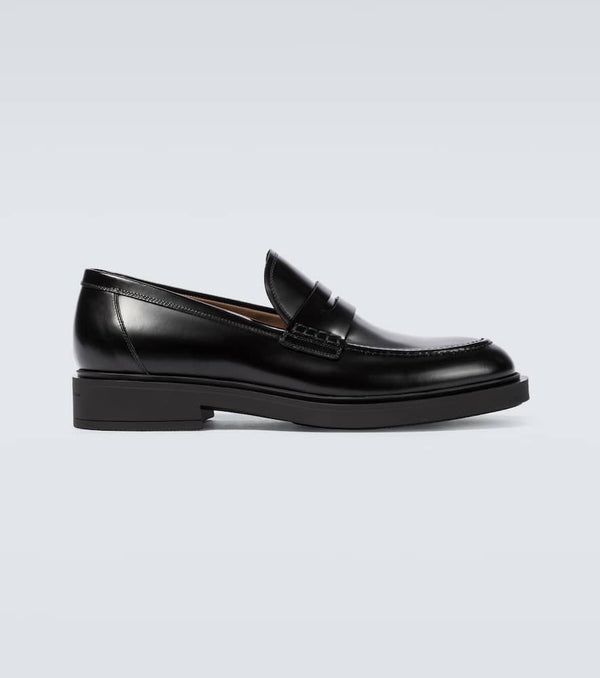 Gianvito Rossi Harris leather loafers