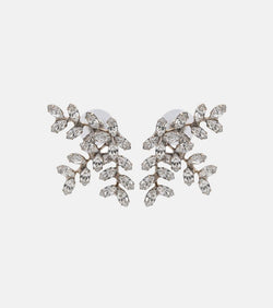 Jennifer Behr Viniette crystal-embellished earrings