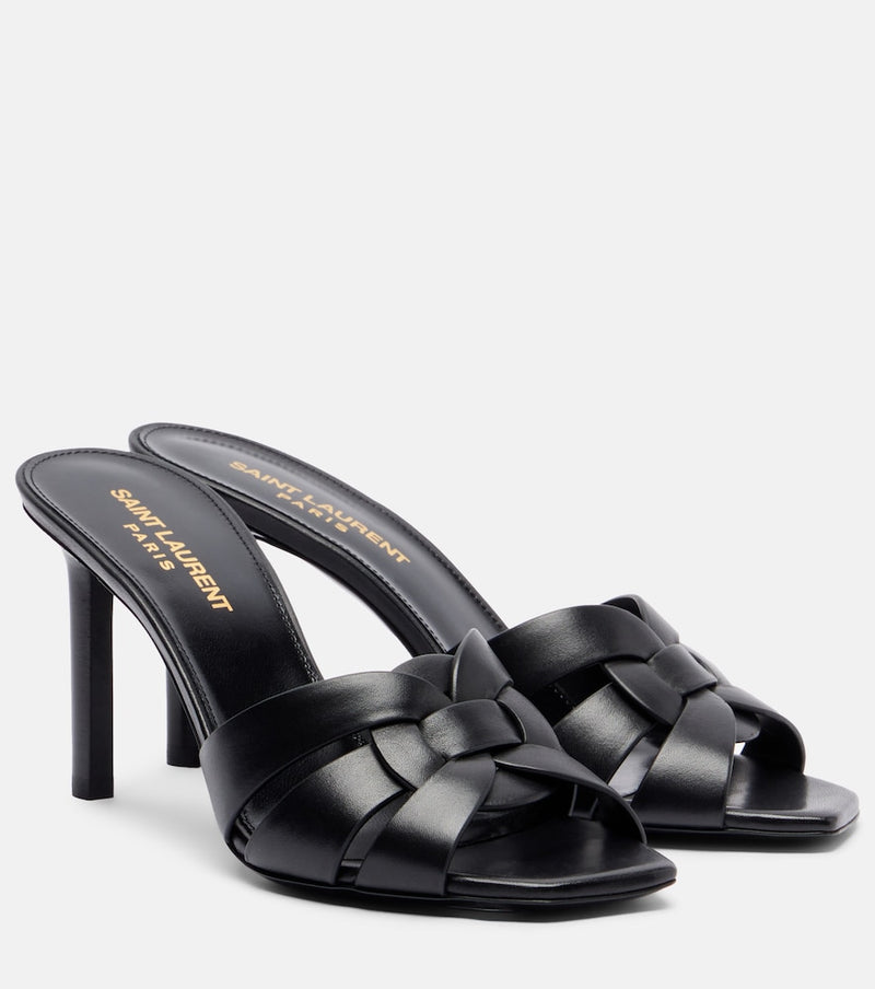 Saint Laurent Tribute 85 leather sandals